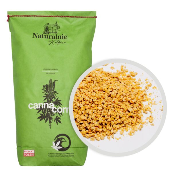 Żwirek drobnoziarnisty kukurydziano-konopny CANNACORN 7L