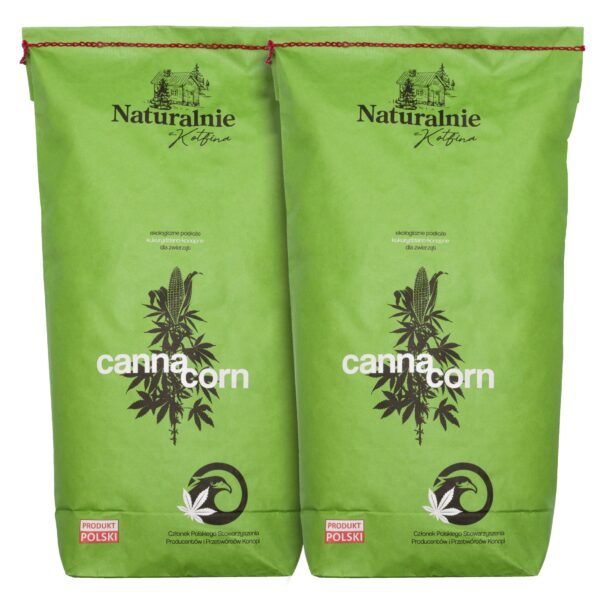 2 x żwirek gruboziarnisty kukurydziano-konopny CANNACORN 7L